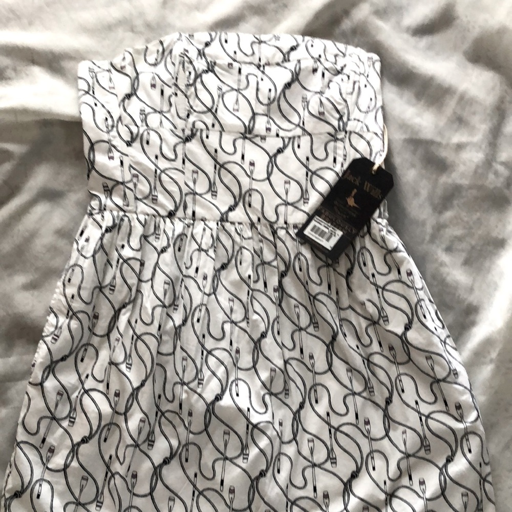 Jack Wills summer strapless dress size 10